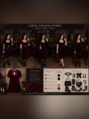 Velvet Scoop Neck Dress in Deep Wine plus size 2x NWT dress whimsigoth goth